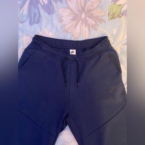 Nike NSW Tech Fleece Joggers Midnight Navy Black CU4495 410 Men's Large
